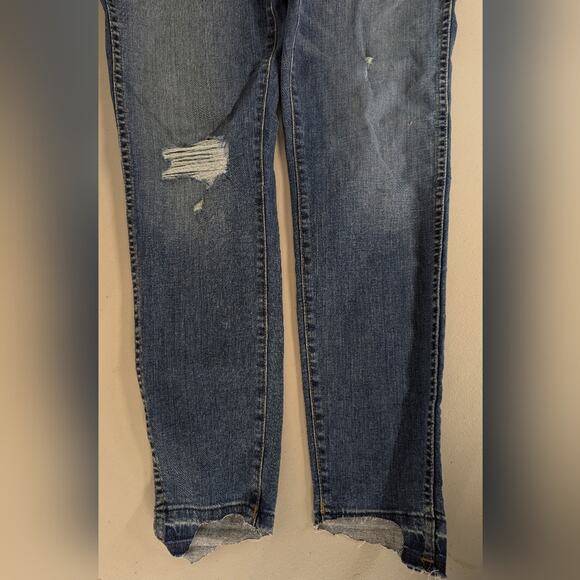New nwt Madewell jeans curvy high rise skinny sz31 (12) drop step hem edition - Picture 10 of 11